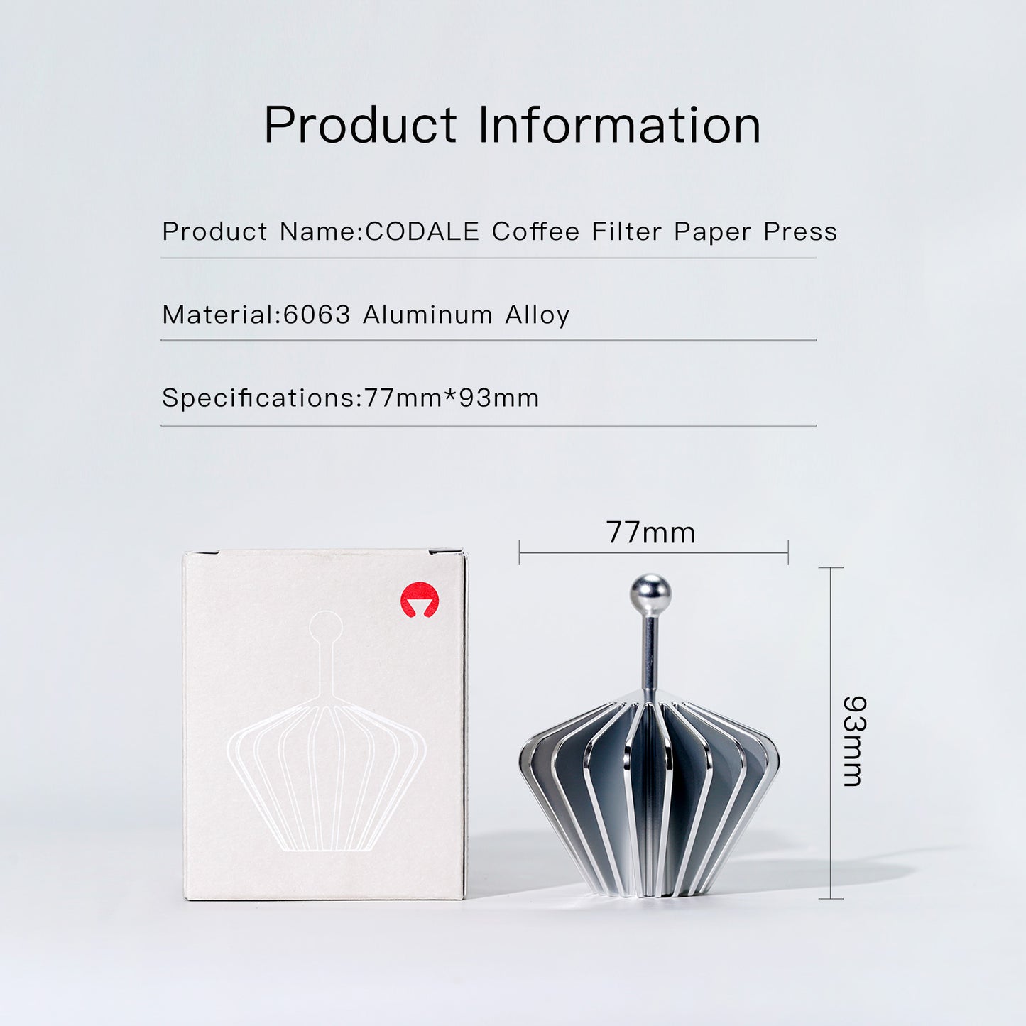 Coffee Paper Presser for Basket Filter Paper