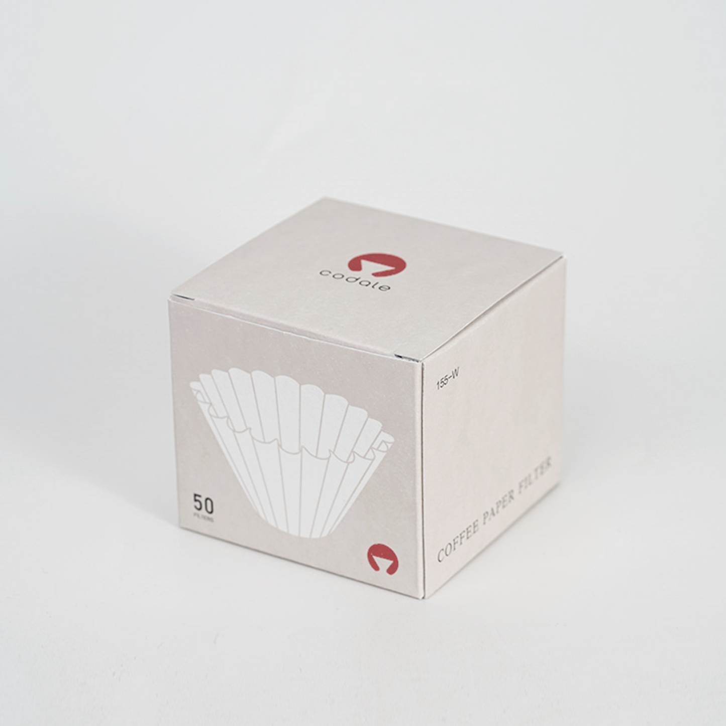 White Basket Coffee Filter - 50pcs