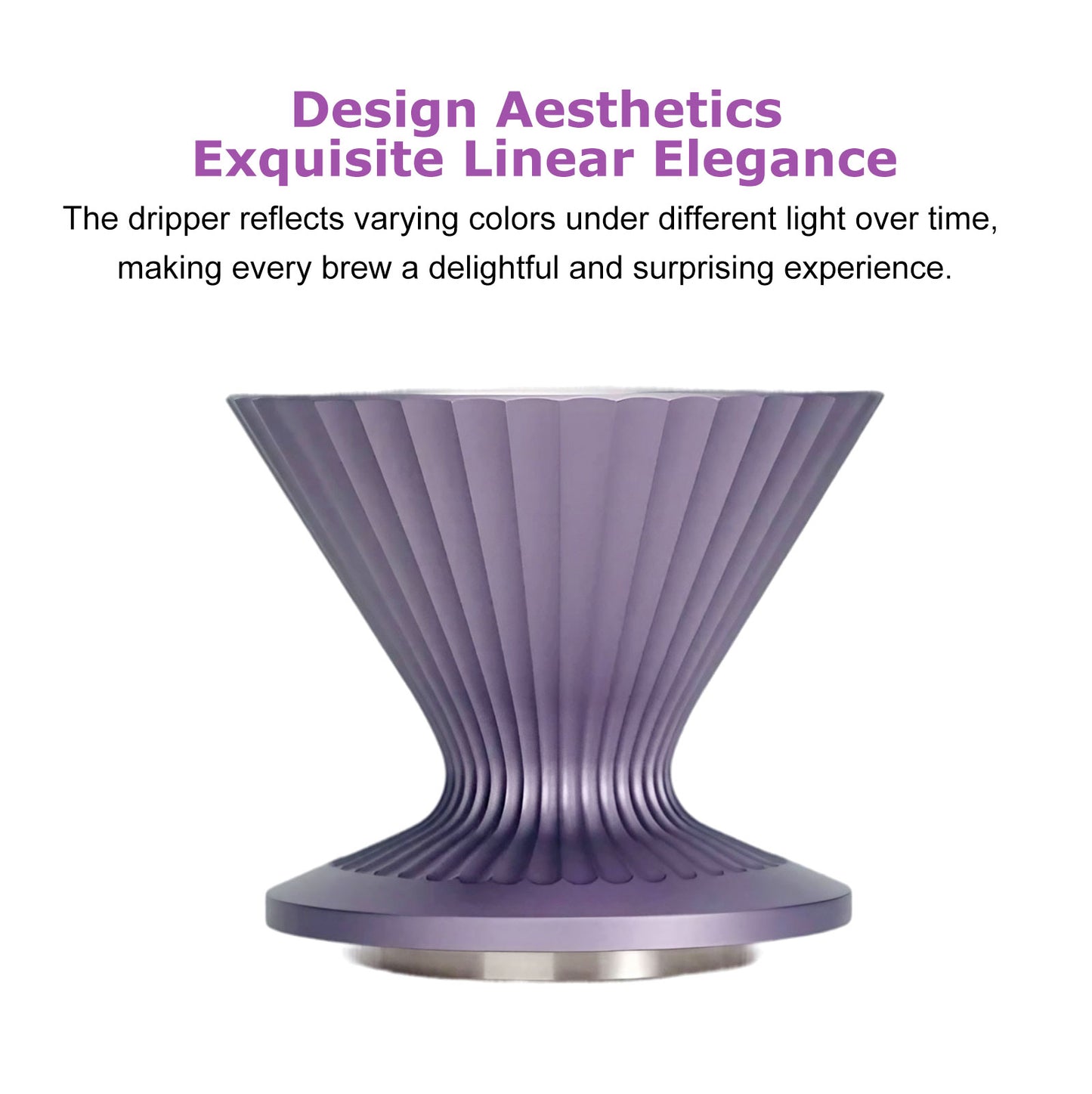 Codale Metal Pour Over Coffee Dripper Reusable Coffee Filter