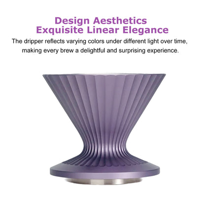 Codale Metal Pour Over Coffee Dripper Reusable Coffee Filter