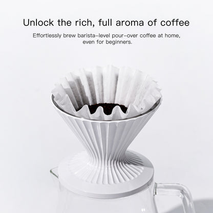 Pour Over Coffee Dripper Stainless Steel - Gray