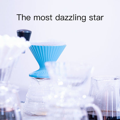 Pour Over Coffee Dripper Stainless Steel - Blue