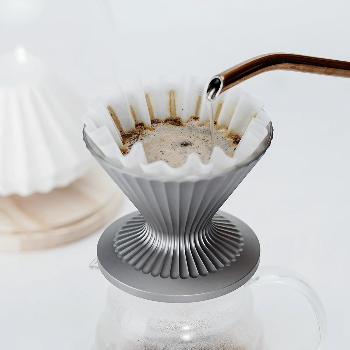 Codale BLOSSOM Filter Dripper Metal Pour Over Coffee Dripper