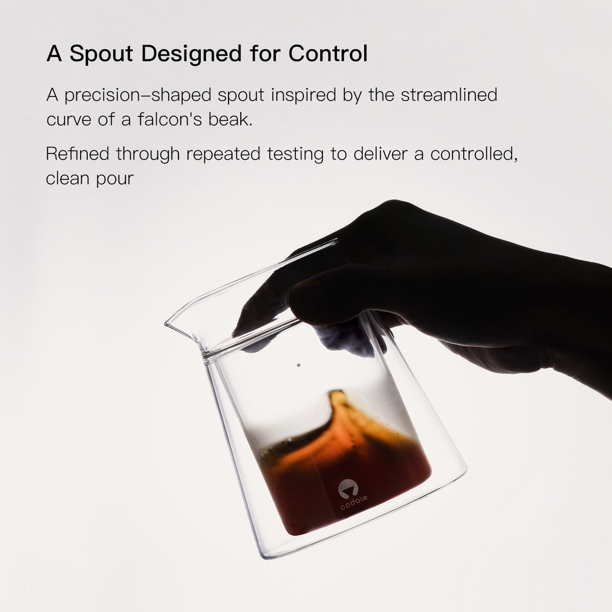 Codale YUNWU Coffee Server Double-wall Glass Carafe