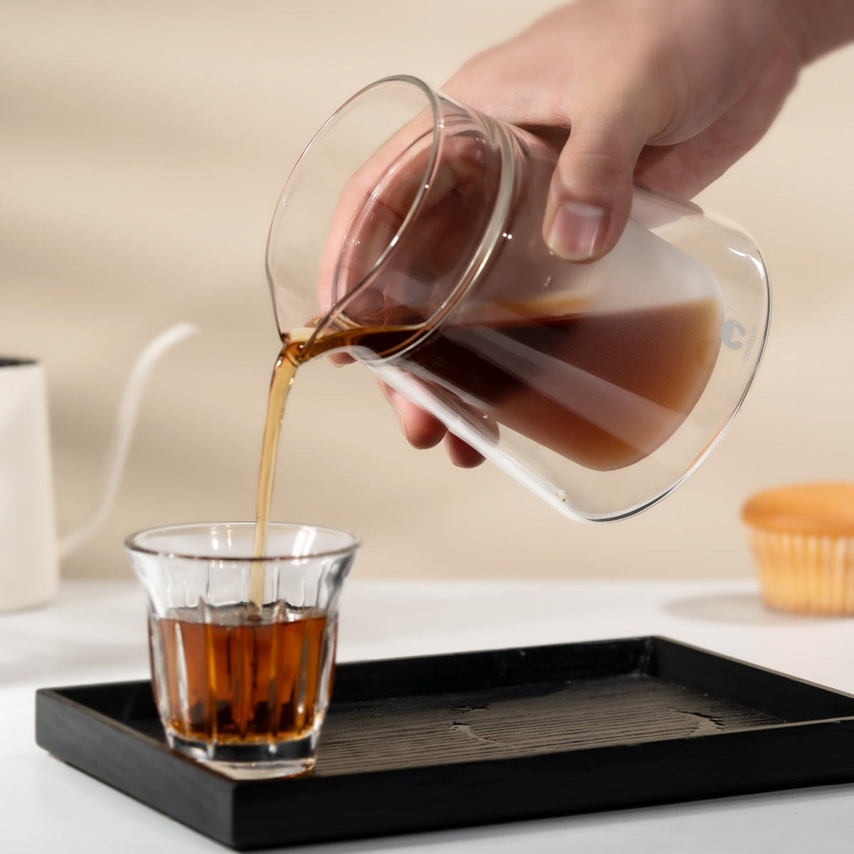 Codale YUNWU Coffee Server Double-wall Glass Carafe