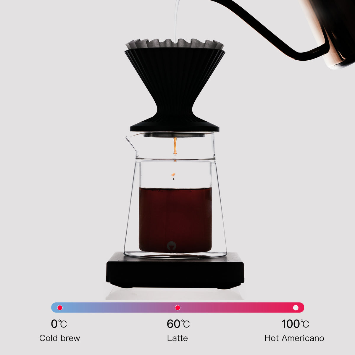 Codale YUNWU Coffee Server Double-wall Glass Carafe