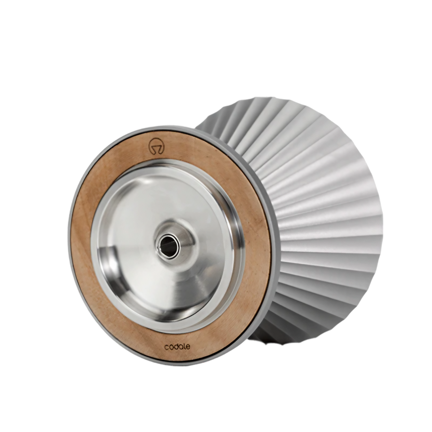 Pour Over Coffee Dripper Stainless Steel - Gray