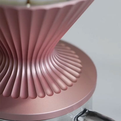 Pour Over Coffee Dripper Stainless Steel - Rose Gold