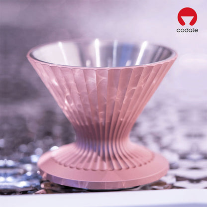 Pour Over Coffee Dripper Stainless Steel - Rose Gold