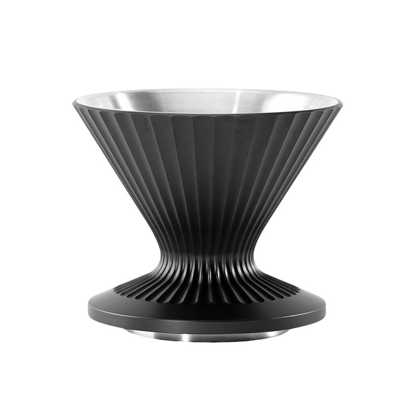 Pour Over Coffee Dripper Stainless Steel - Black
