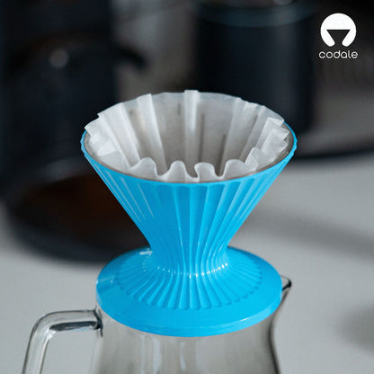 Pour Over Coffee Dripper Stainless Steel - Blue