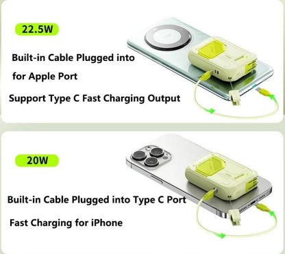 Codale 20000mAh Power Bank 22.5W PD Fast Charger USB C Wall Charger Magnetic Wireless